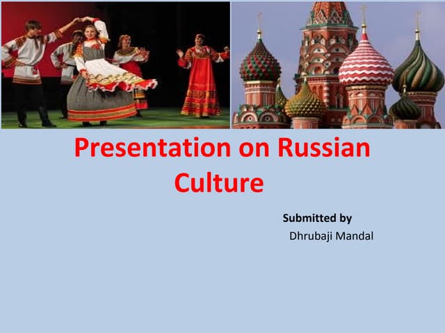 Presentation on Russian culture