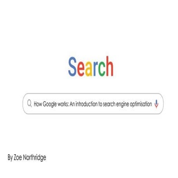An Introduction to Search Engine Optimisation | PPT