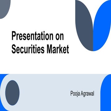 Presentation on securities market
