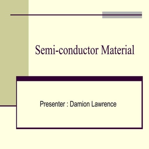 Presentation on semiconductor