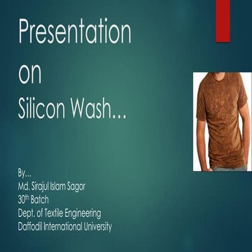 Presentation on silicon wash