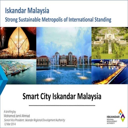 Presentation on smart city 050214 v.3 ukti smart cities, smart living | PDF