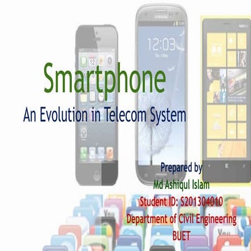 Presentation on smartphone by Apu