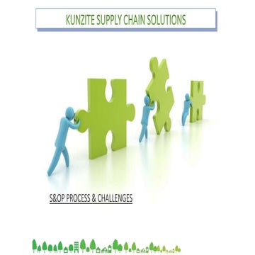 PRESENTATION ON S&OP KUNZITE SUPPLY CHAIN