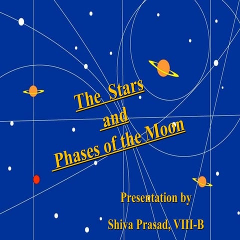 Presentation on stars and phases of the moon