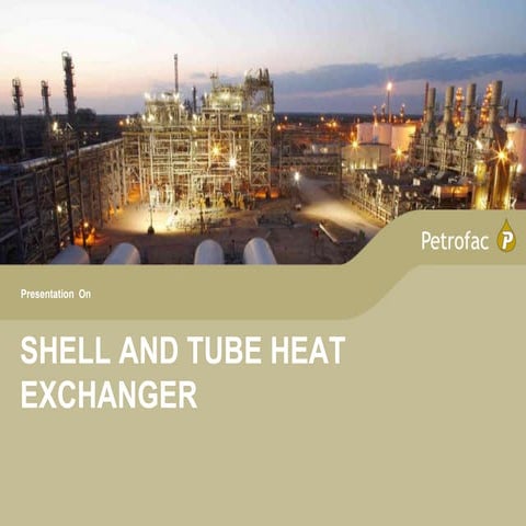 Parts of shell and tube heat exchanger | PPTX