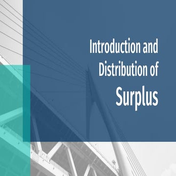 Distribution of Surplus in Insurance