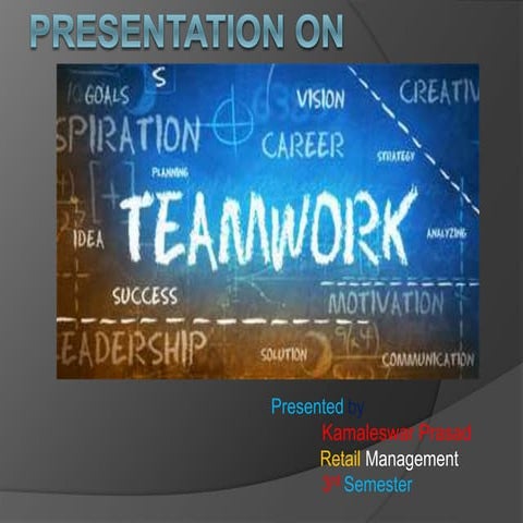 Presentation on Teamwork