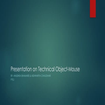 Presentation on Mouse | PPTX