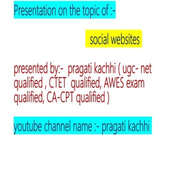 Presentation on the topic of social website ( B.ed 4 semester).pptx