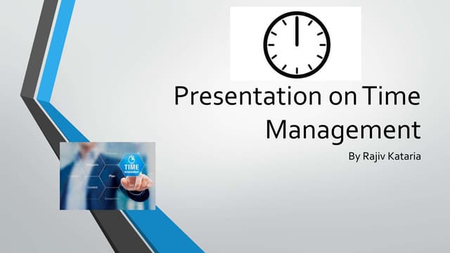 Time Management ppt