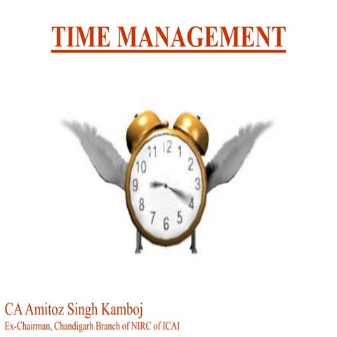 Presentation on Time Management