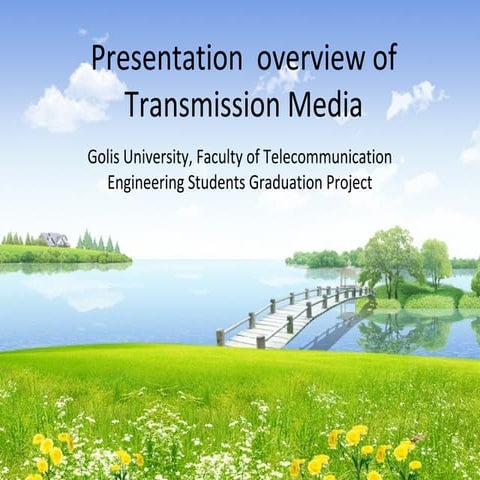 Presentation on transmission media