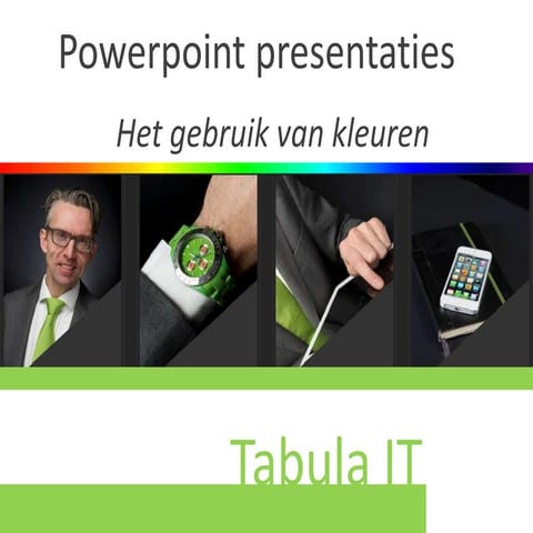 Kleurgebruik in een Powerpoint presentatie | PPTX