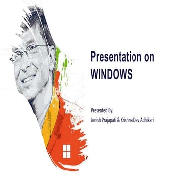 Presentation  on windows