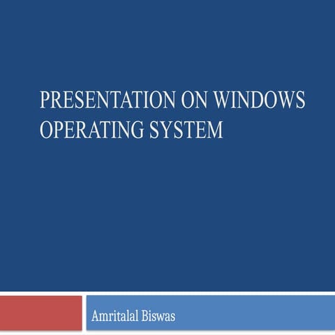 Presentation on Windows Operating System.pptx
