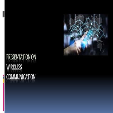 Presentation on wireless communication | PPT