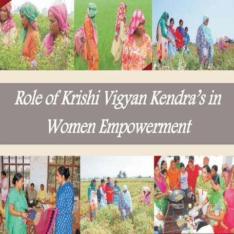 Presentation on women empowerment and KVKs