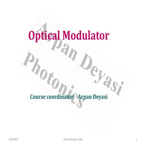 Optical Modulator