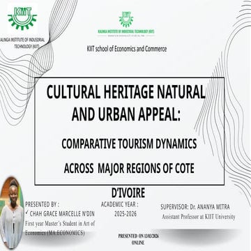 Comparative Analysis of Tourism Dynamics and Cultural Heritage in Côte ...