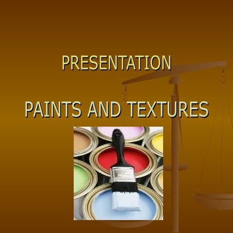 Presentation paint