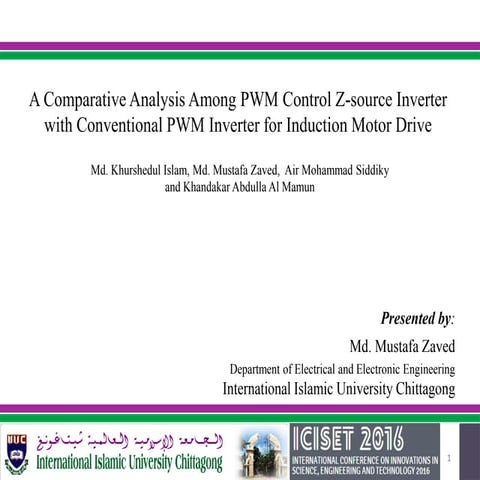 A Comparative Analysis Among PWM Control Z-source Inverter with Conventional ...