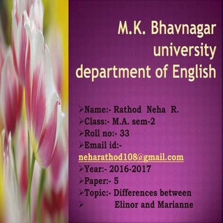  Differences between Elinor and Mai...