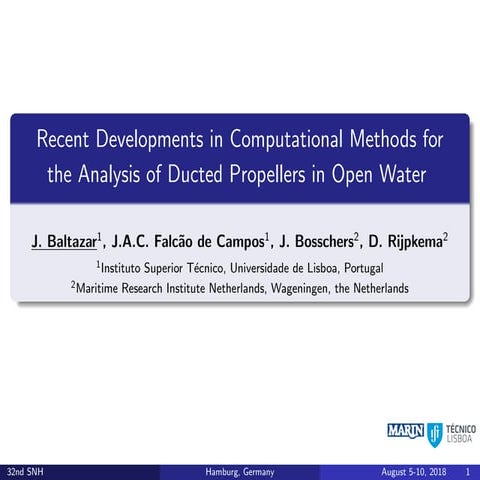 Recent Developments in Computational Methods for the Analysis of Ducted Propellers in Open Water