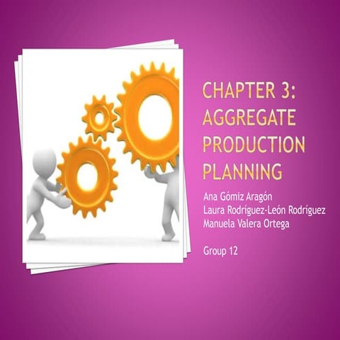 Presentation aggregate planning