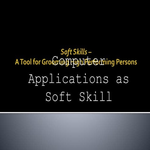 Presentation of Computer Technical Courses