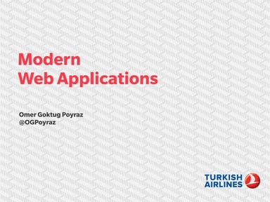 Modern Web Applications
