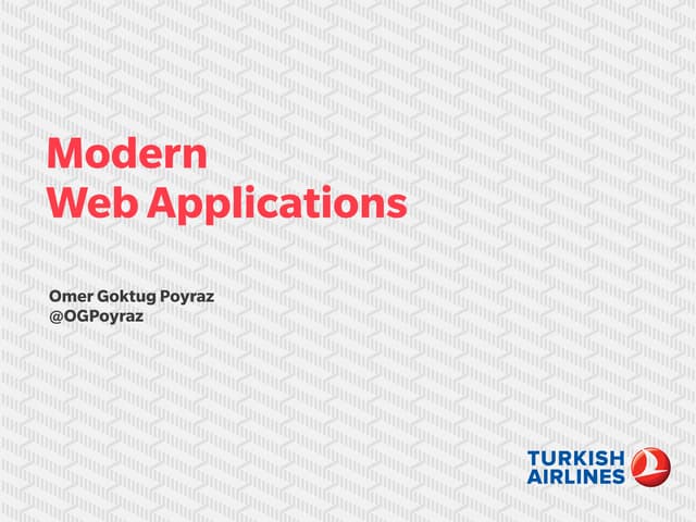 Modern Web Applications