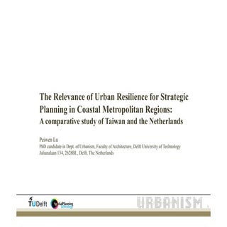 The Relevance of Urban Resilience f...