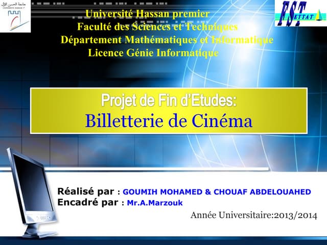 Gestion billetterie de cinéma