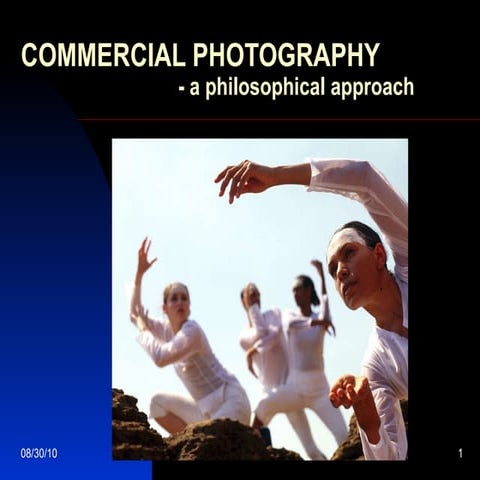 Commercial Photography - thoughts on how to approach your profession