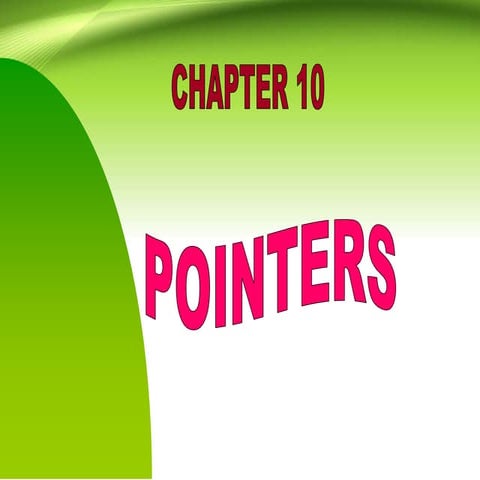 Pointer in c | PPT