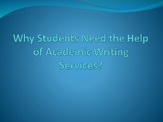 Academia Writing-Academic Writing Services