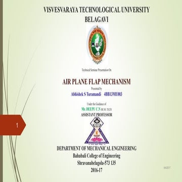 Air Plane Flap Mechanism