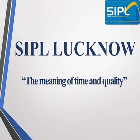 SIPL SAP Training