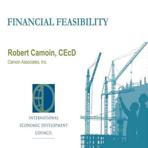 IEDC Real Estate Training Course Financial Feasibility - 2018