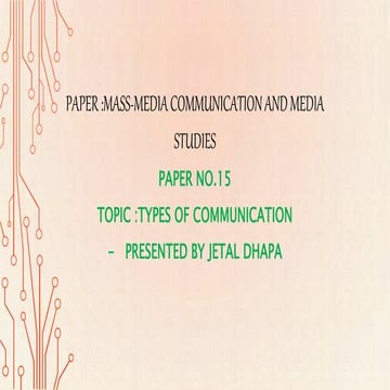 Presentation ppt paper no.15