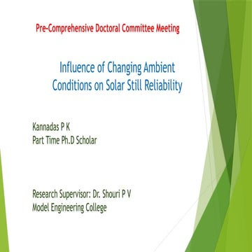Solar still analysis for enhance property explained