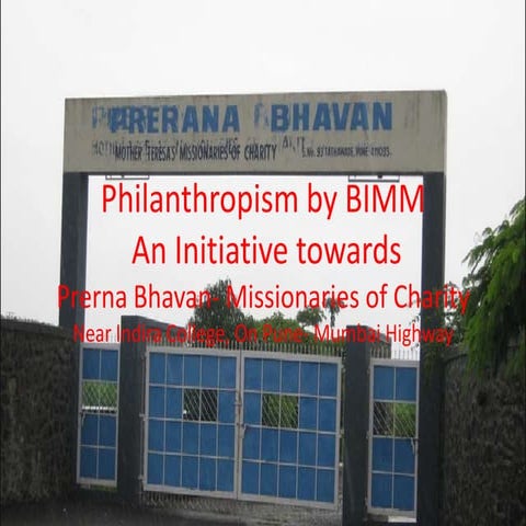 Presentation Prerana bhavan