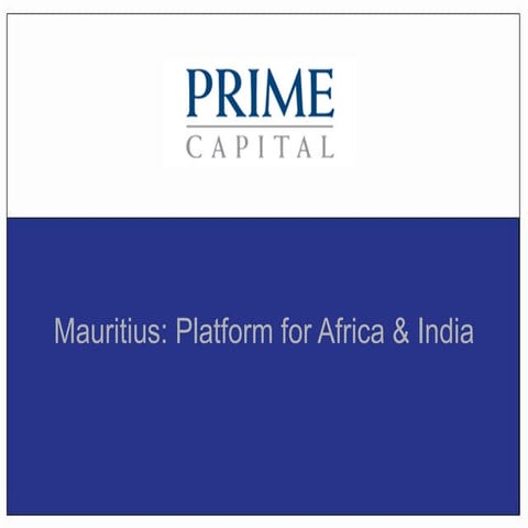Presentation Prime Capital Management Ltd | PDF