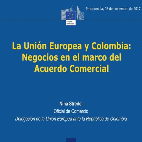 Presentation procolombia ue noviembre 2017