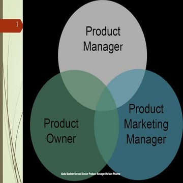 Presentation product manager | PPT