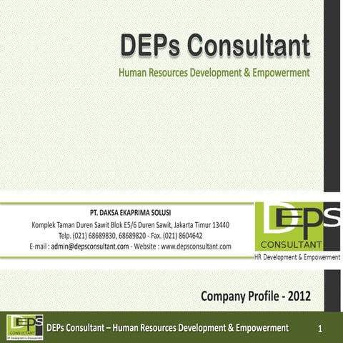 DEPs Consultant