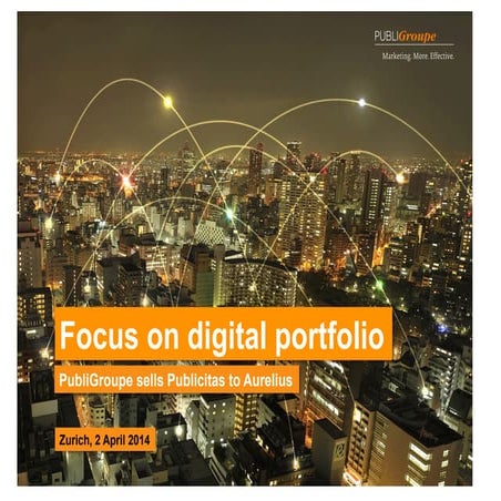 Presentation publigroupe sale publicitas aurelius