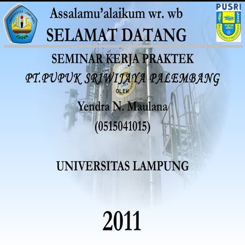 Presentation pusri iv yendra