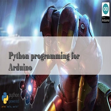 Python Programming for Arduino | PPT